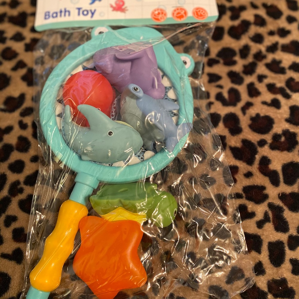 Baby Bath Toy Shark Net with Sea Creatures